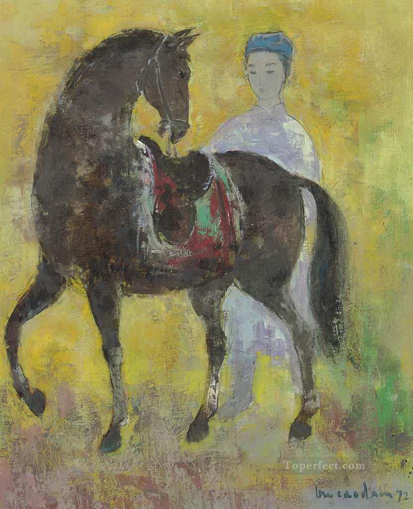 VCD le cheval noir Asian Oil Paintings